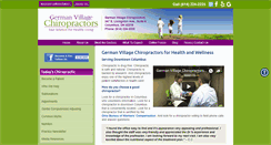 Desktop Screenshot of germanvillagechiro.com