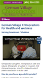 Mobile Screenshot of germanvillagechiro.com